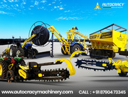 Autocracy Machinery Suppliers inTrenchers,  Stackers & more in India.